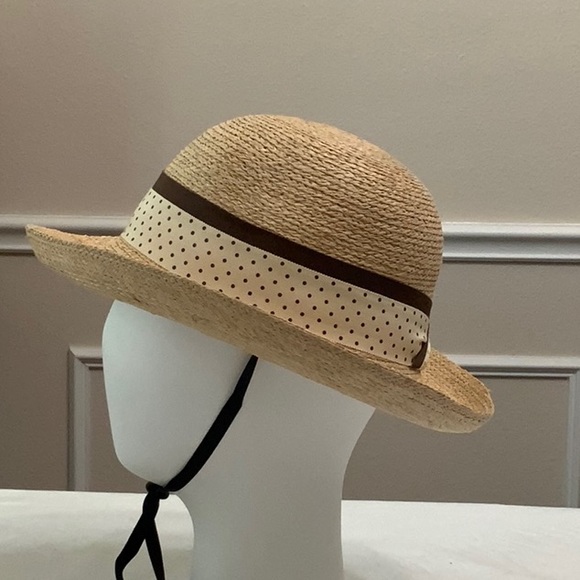 Tilley REBECCA R2 Raffia hat-Natural/Ivory/Brown - Picture 9 of 14